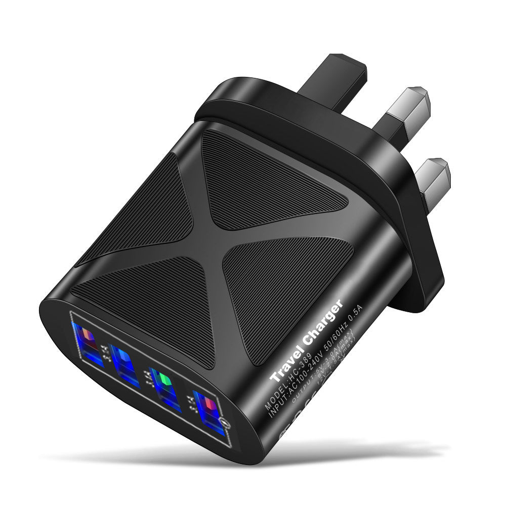 Universal Mobile Phone Charger with 4 USB Ports